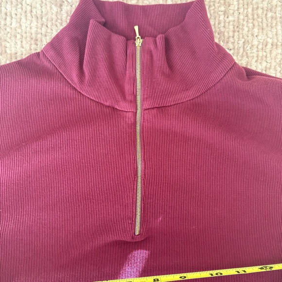 OGL Move Plum Long Sleeve Quarter Zip - Picture 4 of 7